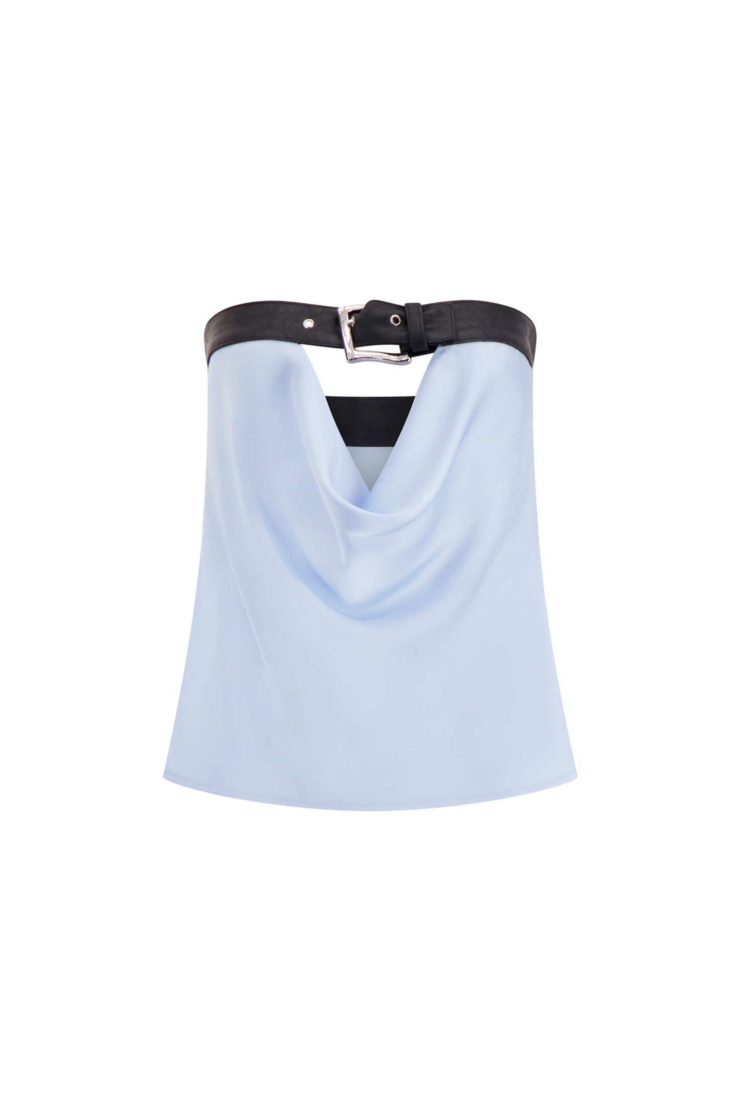 THE SERAPH COWL NECK TUBE TOP