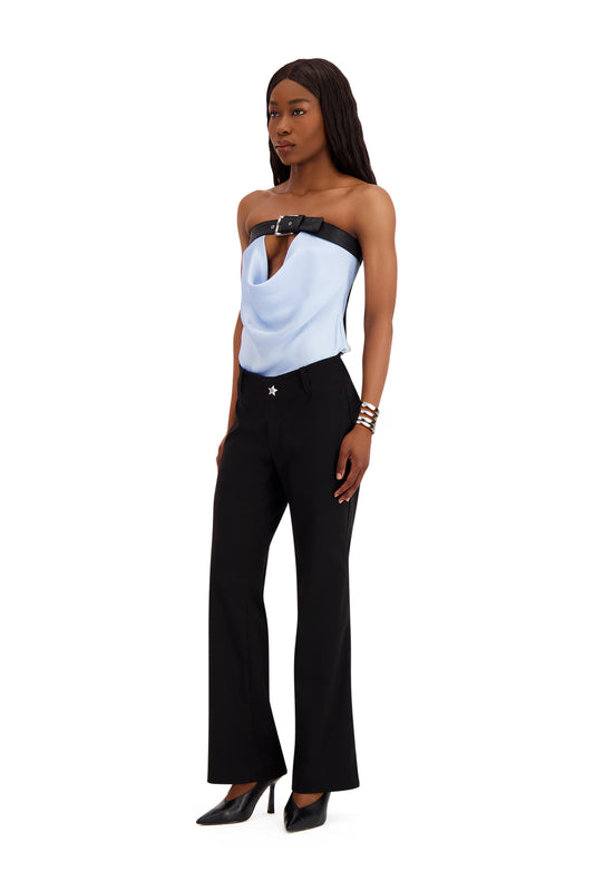 THE SERAPH COWL NECK TUBE TOP
